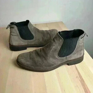Men’s Brown Grey Suede 1061 Ankle Boots Size 44 or approx. 10 US